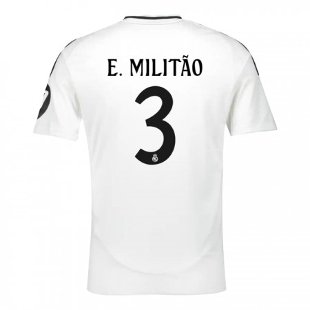 Nogometni Dres Real Madrid E. Militao 3 Domaći 2024-25